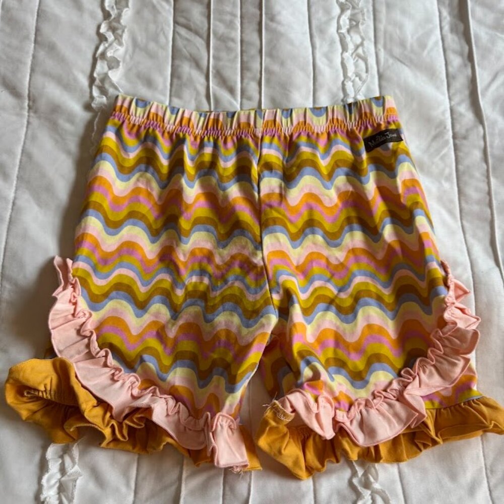 Matilda Jane Clothing NWT Ruffle Rewind Ruffle Shorts Size 12Y